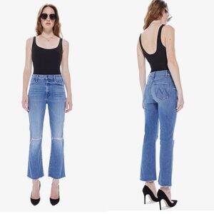 MOTHER The Hustler Ankle Fray Jeans